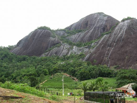 Região rural de Pancas, nos Pontões Capixabas, noroeste do Espírito Santo (foto de Dez/2008)